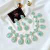 Zircon Designer Party Wear Set - Image 3