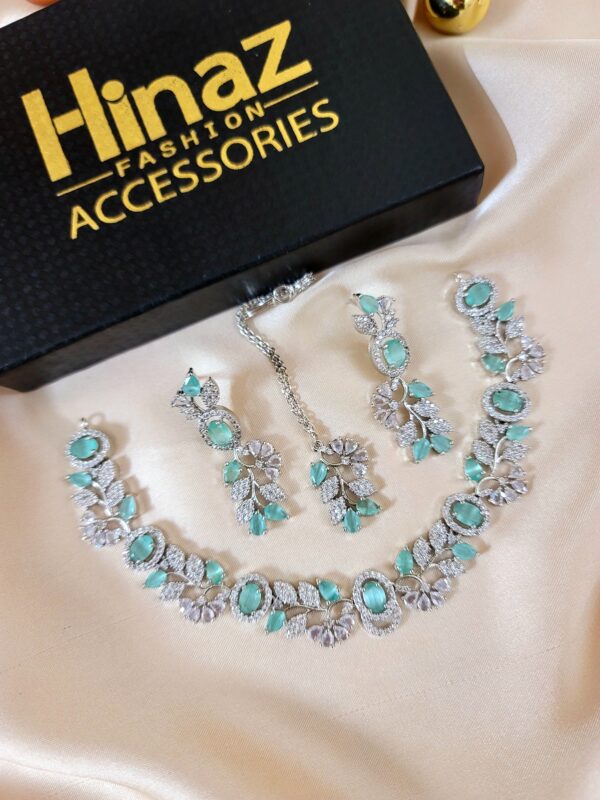 Elegant American Diamond Party Wear Set - Image 5