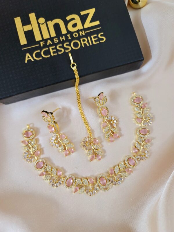 Elegant American Diamond Party Wear Set - Image 2