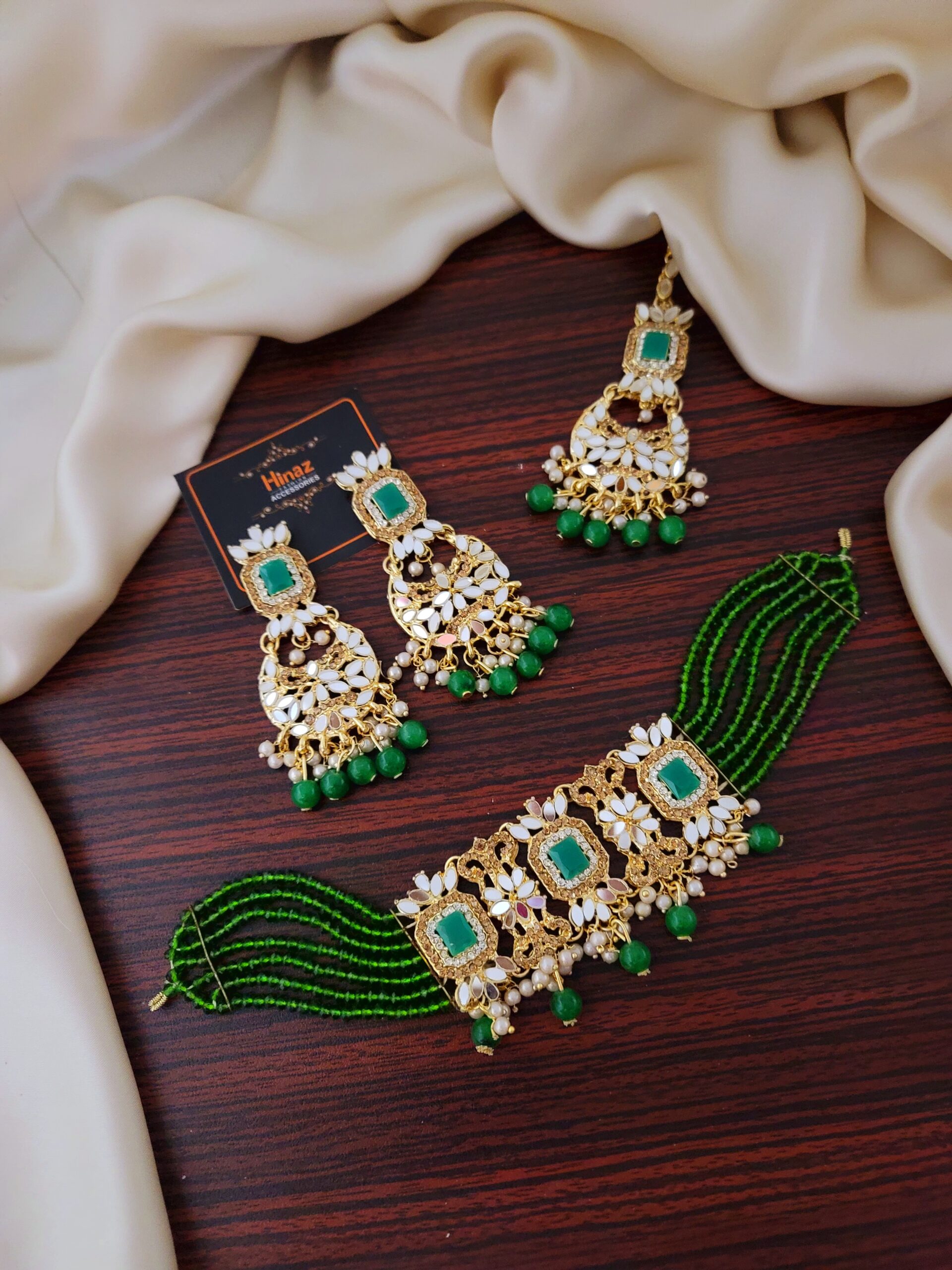 Kundan Party Wear Choker Set - Image 2