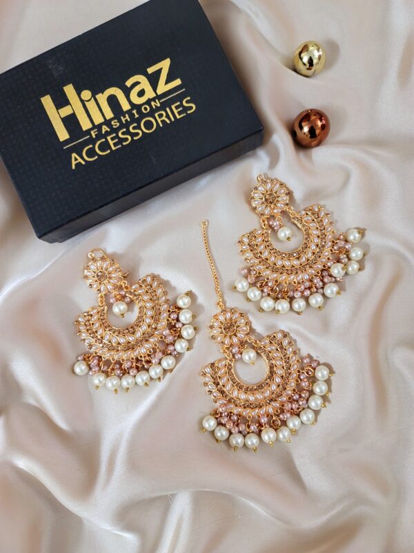 Pearl Elegant Baali Tikka Set
