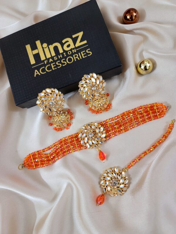 Kundan Party Wear  Choker Set - Image 3
