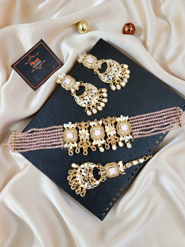 Kundan Party Wear  Choker Set - Image 3