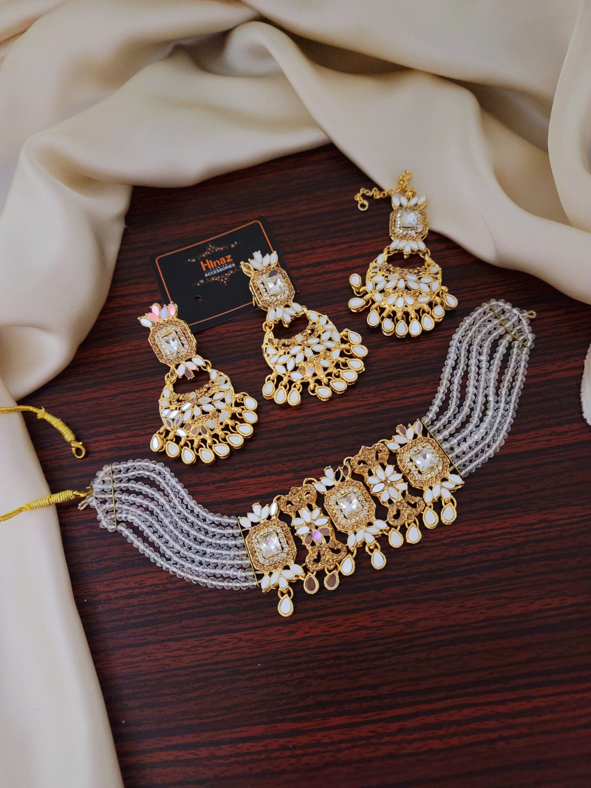 Kundan Party Wear Choker Set - Image 4