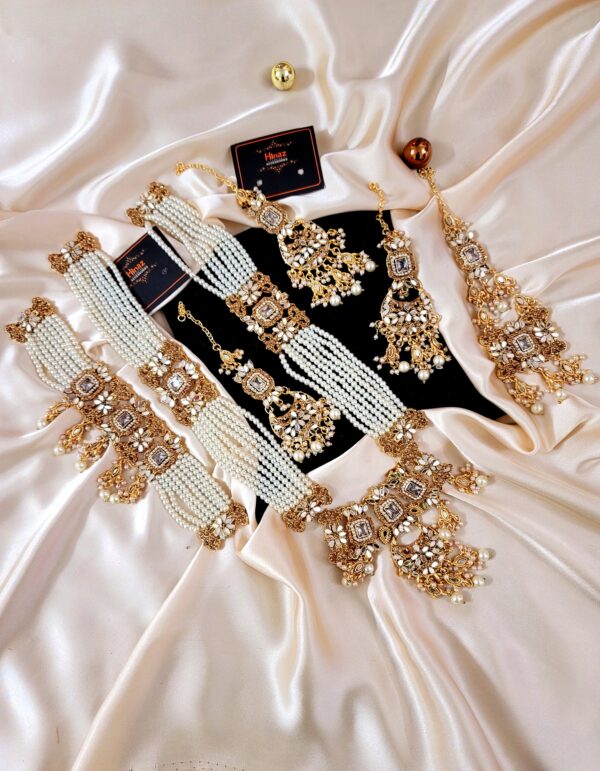 Kundan Embellished Bridal Malaa Set - Image 2