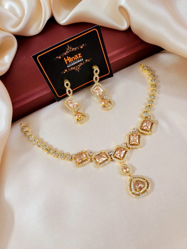 American Diamond Party Wear Set