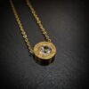 Stainless steel 18K Gold Plated  Stone Necklace - Image 2