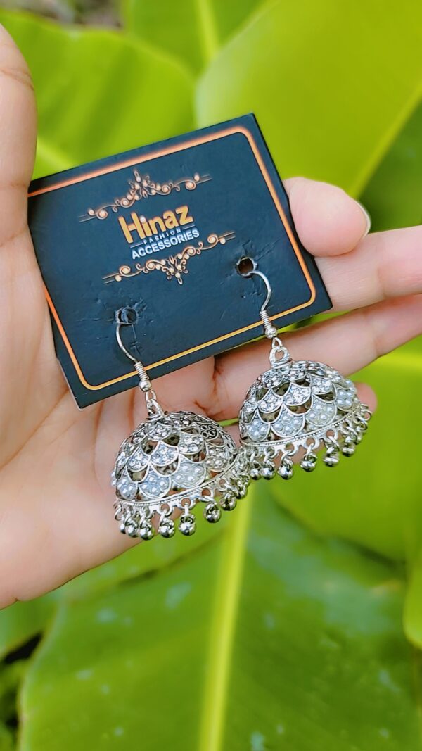 Oxidized Jhumka - Image 2