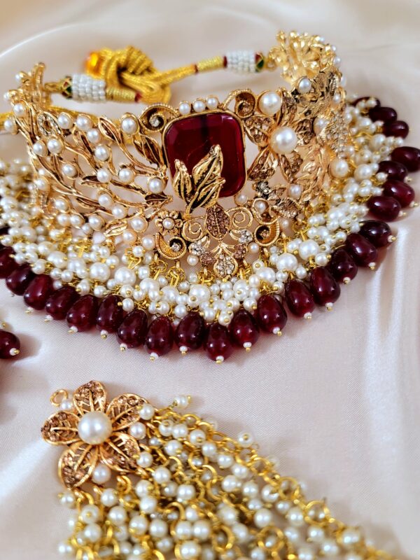 Designer Embellished Bridal Set - Image 2