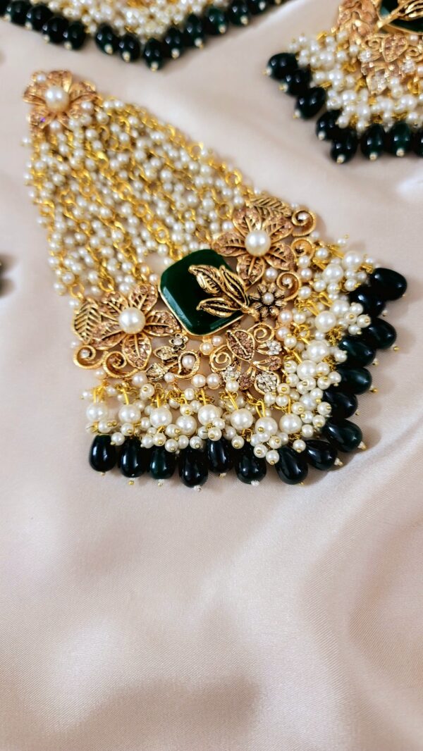 Designer Embellished Bridal Set - Image 4