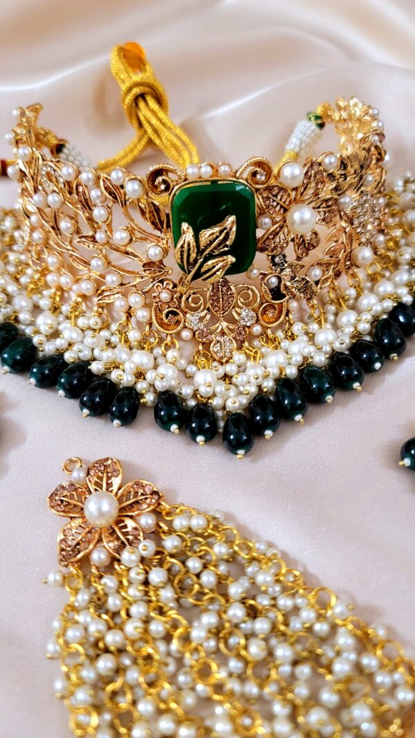Designer Embellished Bridal Set - Image 2