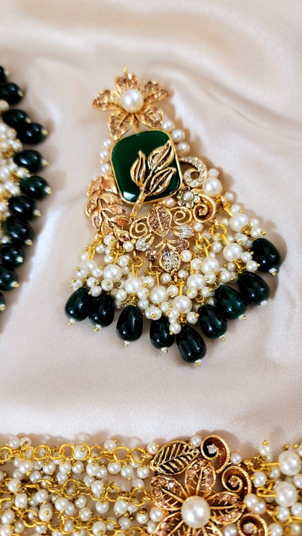 Designer Embellished Bridal Set - Image 3
