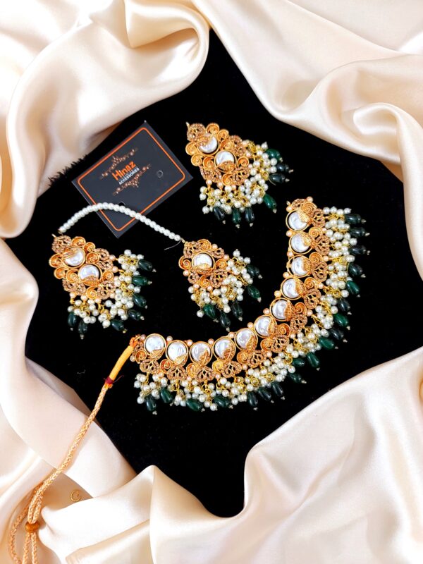 Bridal Pearl Embellished Designer Set - Image 2