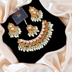 Bridal Pearl Embellished Designer Set