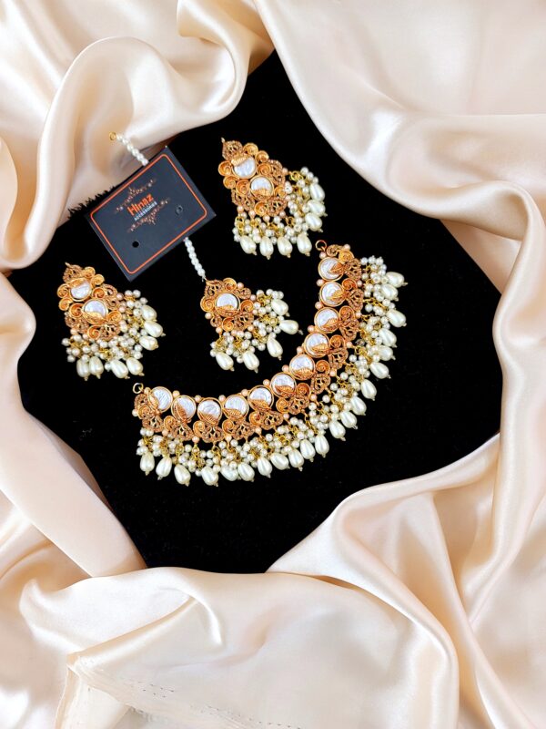 Bridal Pearl Embellished Designer Set