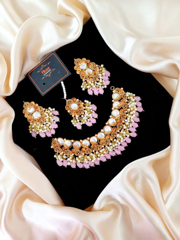 Bridal Pearl Embellished Designer Set - Image 4