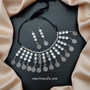 Beautiful Oxidized Mirror Set