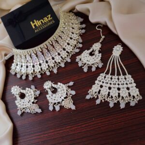Designer Kundan Embellished Collar Set