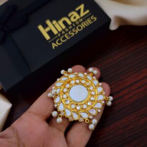 Trendy Kundan Big Ring for Weddings