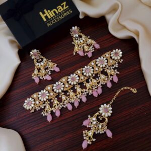 Kundan Light Choker Set