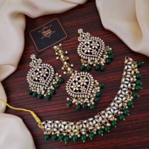 Elegant Kundan Party Wear Set