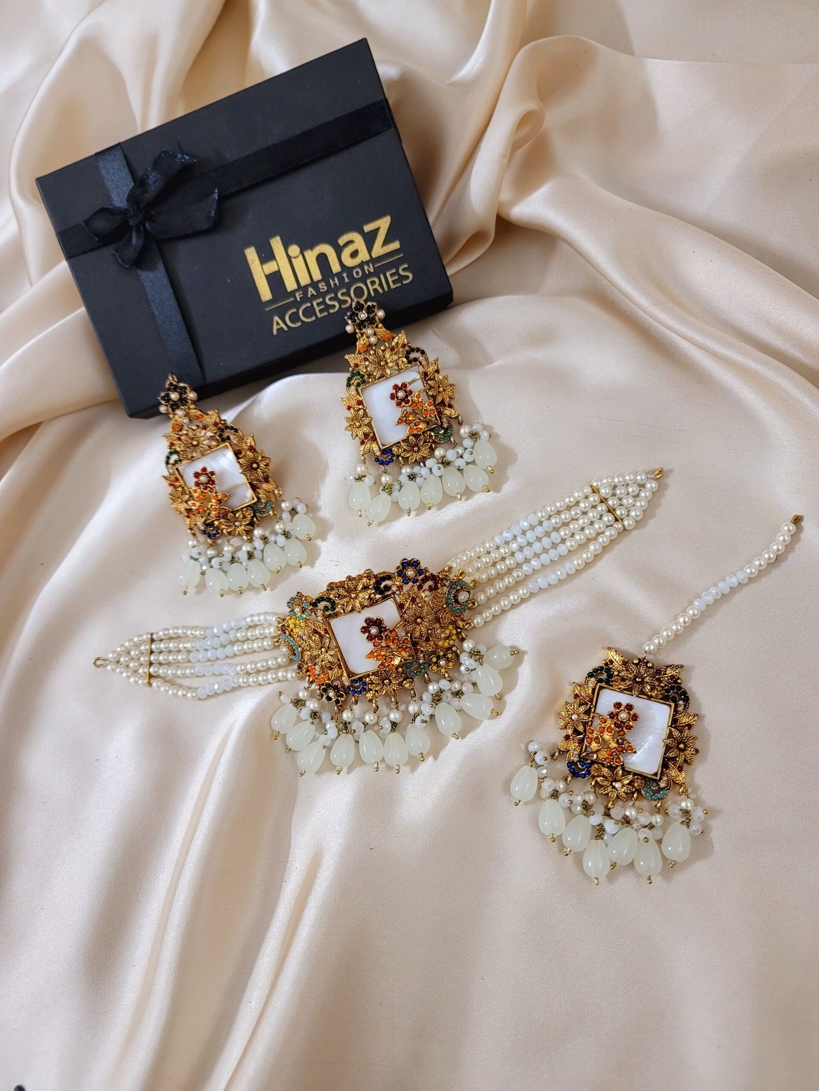 Designer Stone Choker Set - Image 2