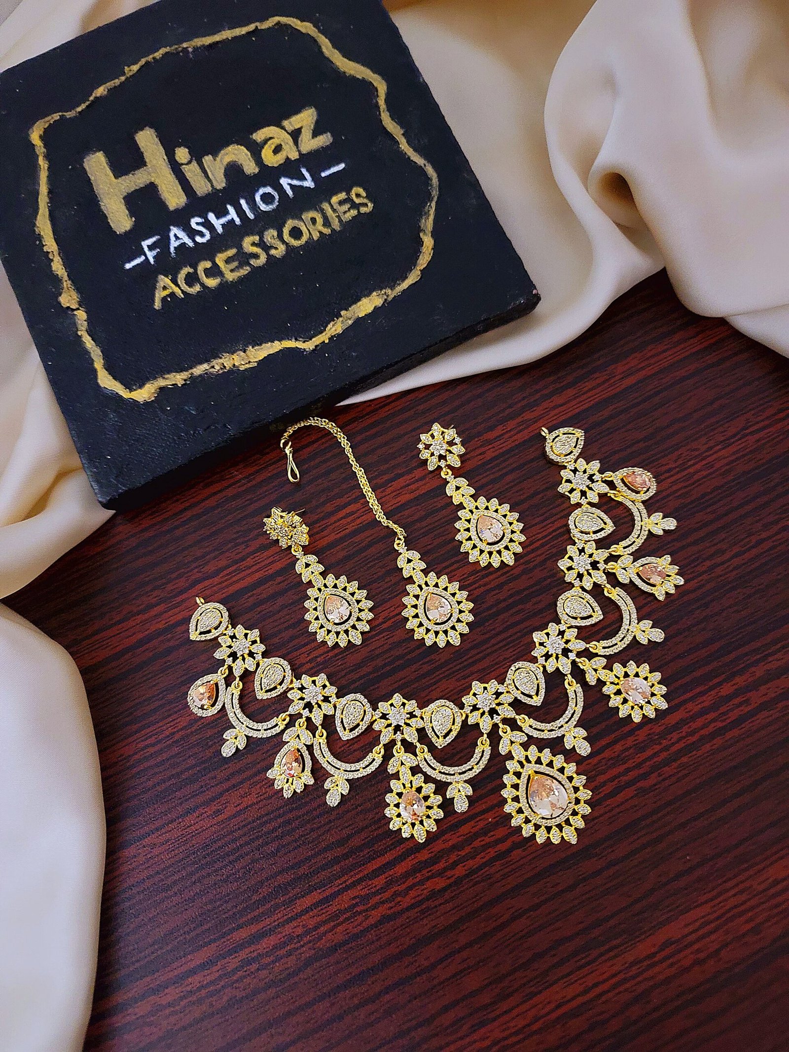 American Diamond Prettiest Bridal Set - Image 2